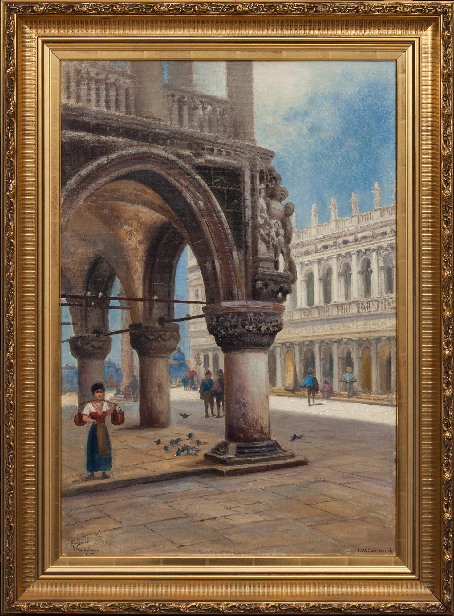 FRANS WILHELM ODELMARK, olja på duk, signerad.