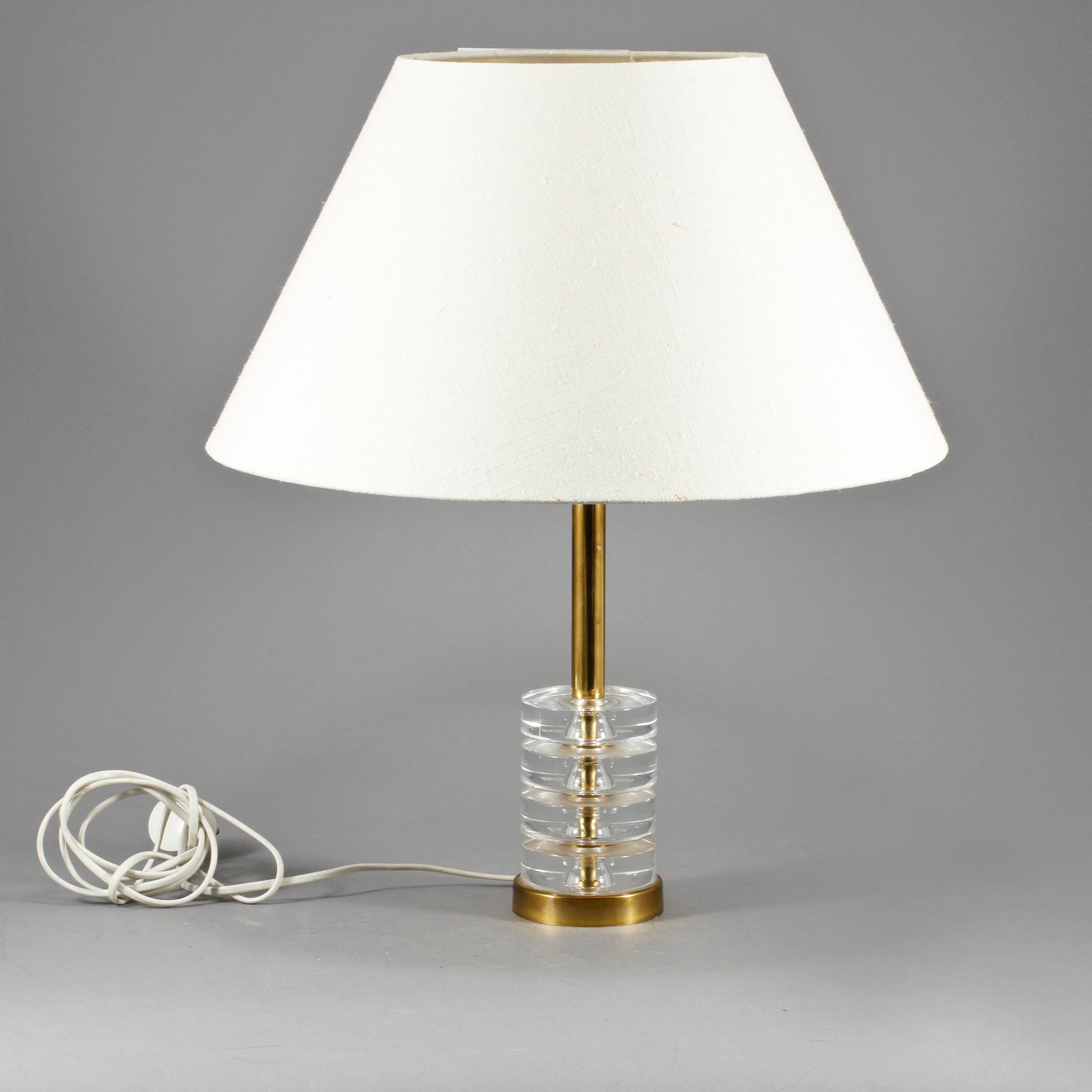 BORDSLAMPA, Carl Fagerlund, Orrefors, 1900-talets andra hälft.