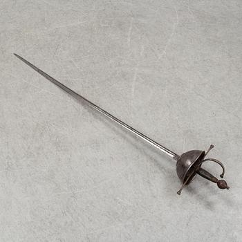 A Spanish cup-hilted rapier, probably 19th Century.