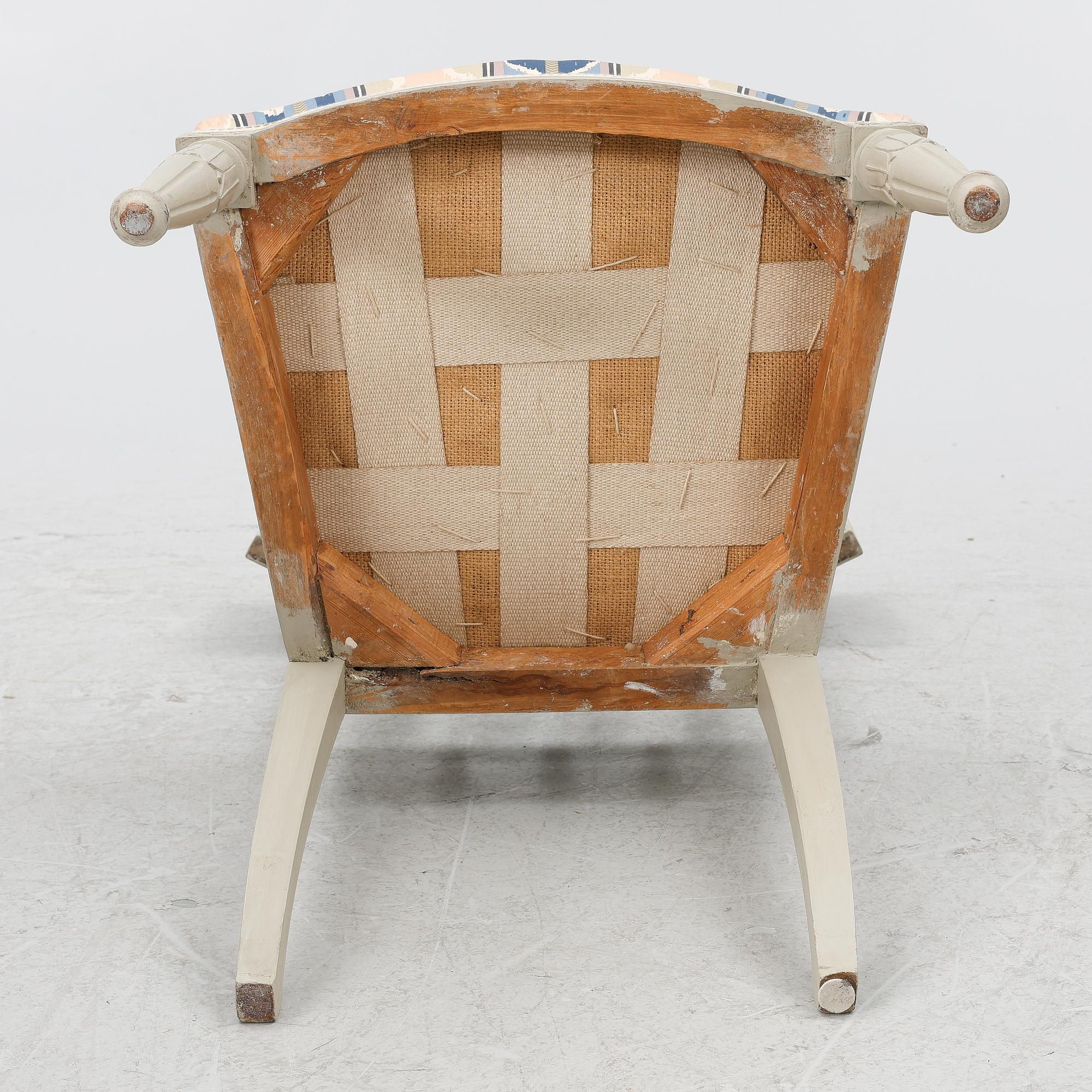 Chairs 5 pcs by Johan Hammarstöm, (master in Stockholm 1794-1812), late Gustavian.