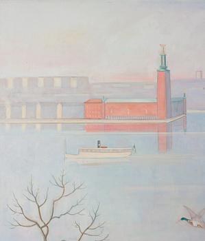 Einar Jolin, Utsikt över Stockholm från Söder.