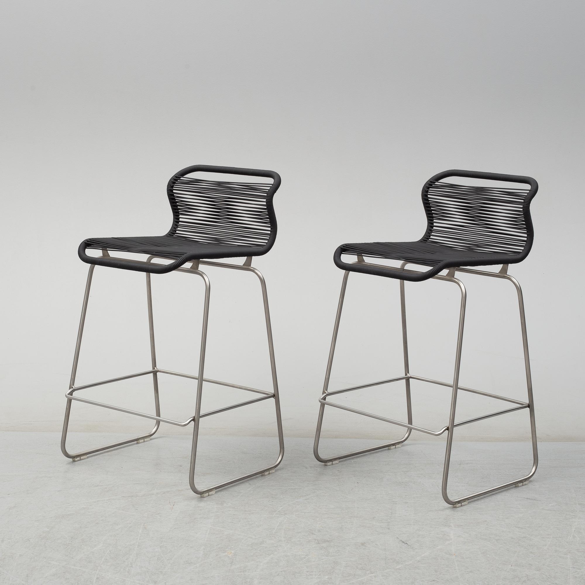 A pair of 'Tivoli' chairs by Verner Panton.