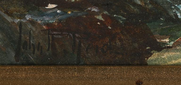 JOHN ROBERTSON REID, akvarell, signerad.