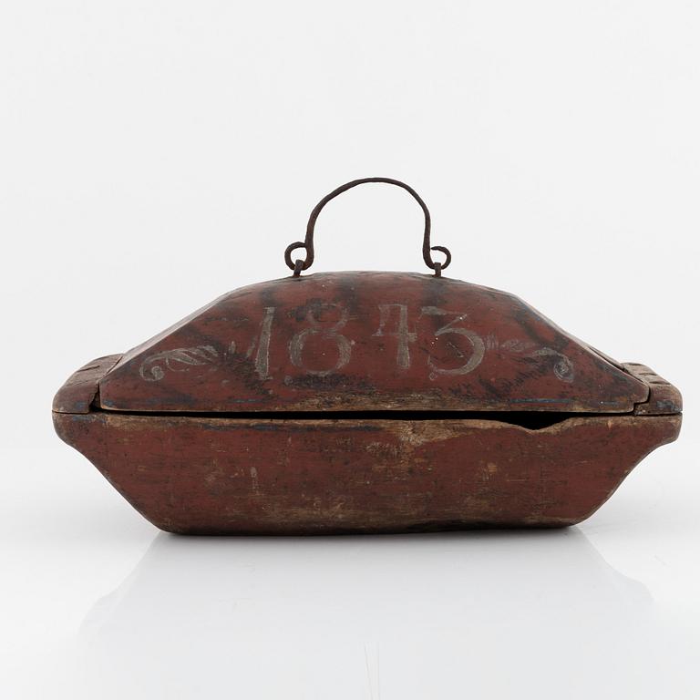 A Swedish provincial box, 18th/19th Century.