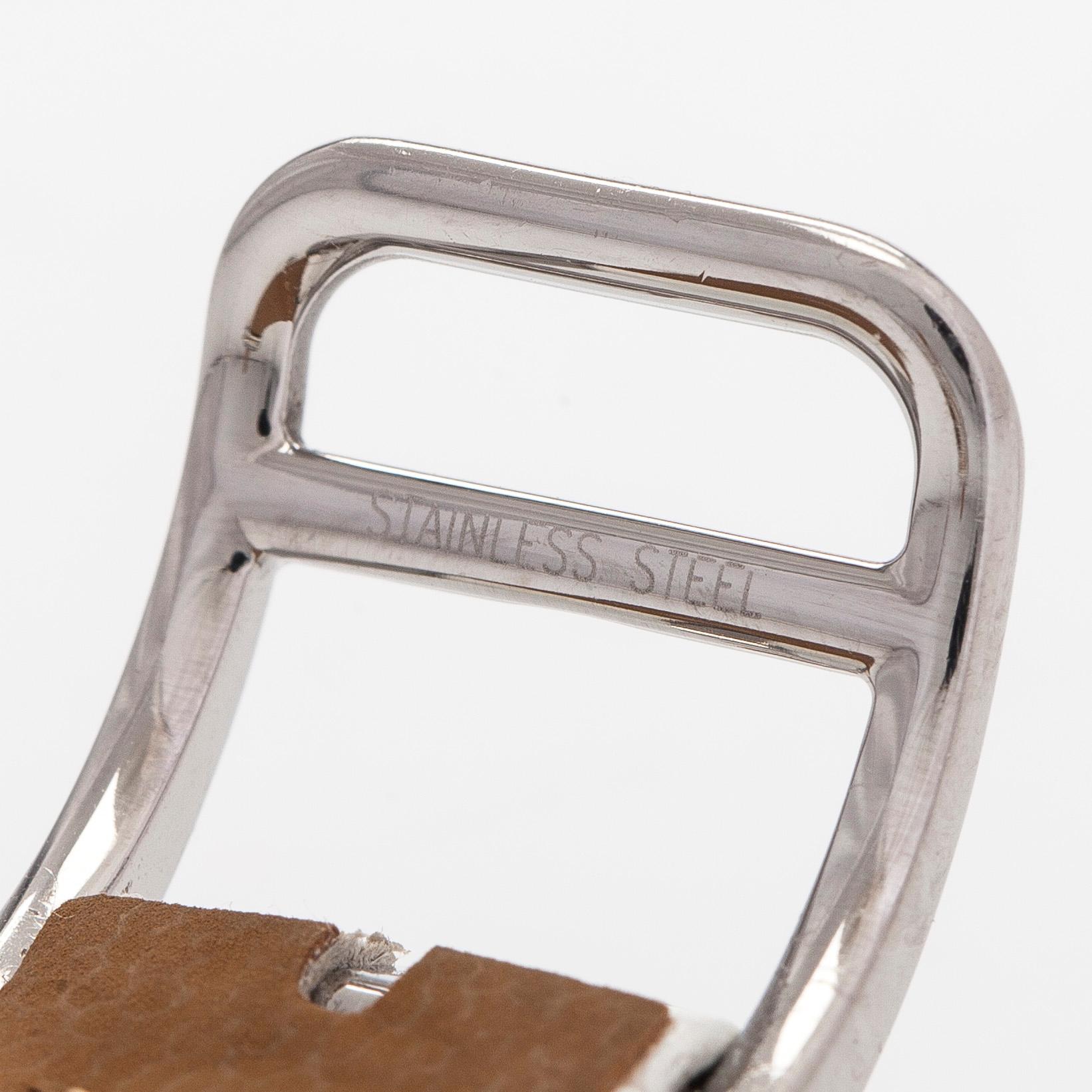 Hermès, Cape Cod Tonneau, rannekello, 27 x 23,5 (34) mm.