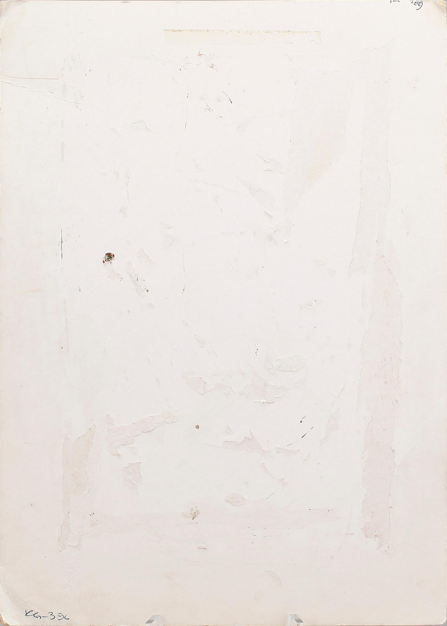 ROLF GOHS, blandteknik på papper. Kartong bär signatur.