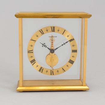 A second half of the 20th century mantle clock, by Jaeger Le Coultre, Schweiz.