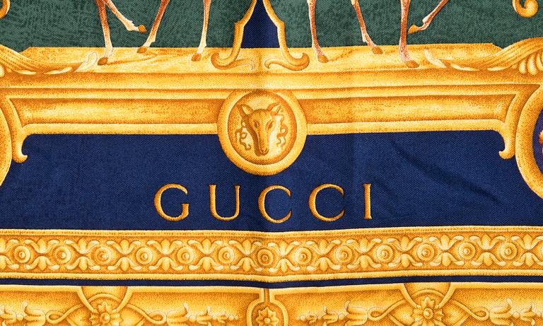Gucci, a 'Diana' silk scarf.