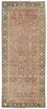 367. A safavid 'Spiral vine' Esfahan carpet, central persia, mid to second haft of the 17th century. Ca 562 x 231 cm.