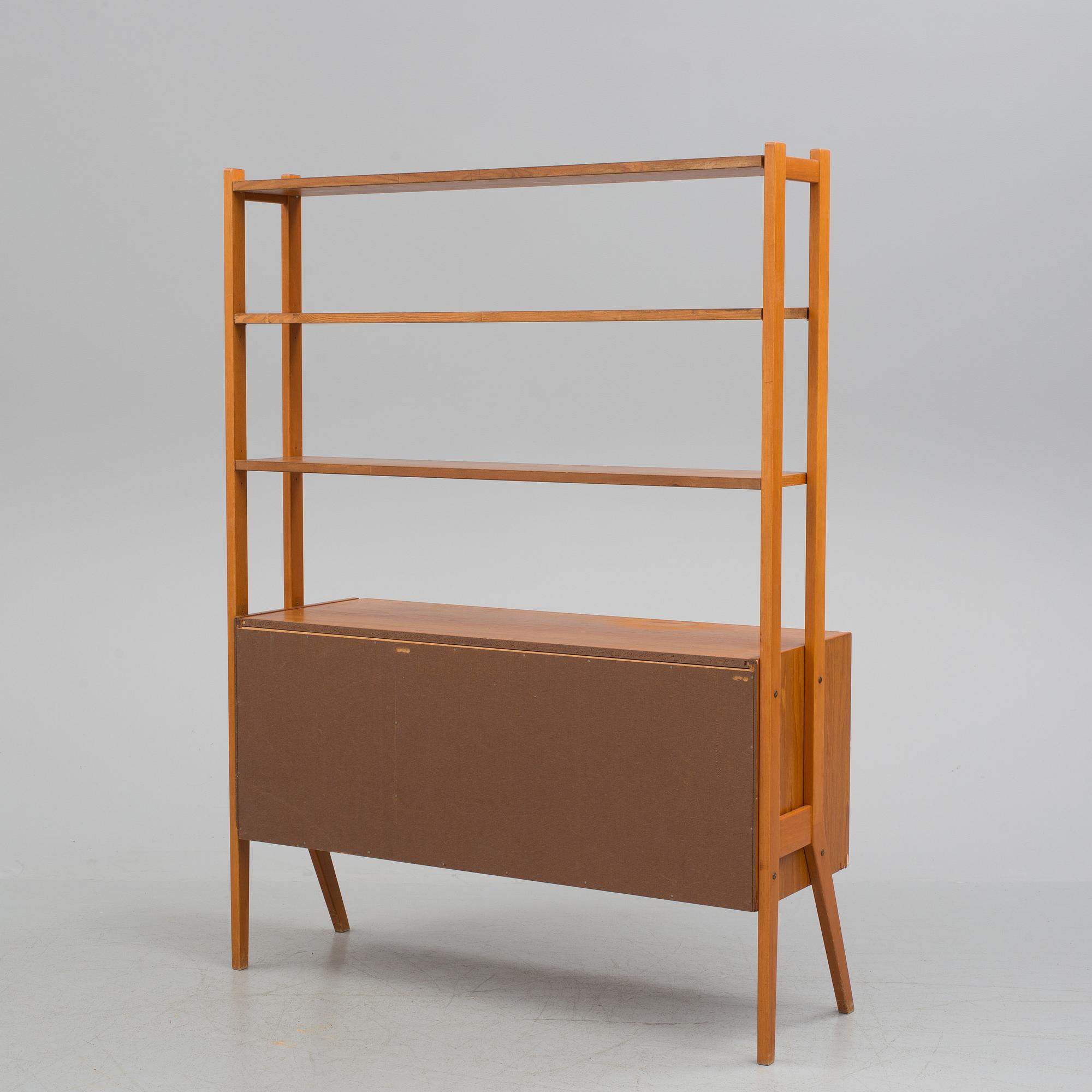 BOKHYLLA, teak, 1950/60-tal.