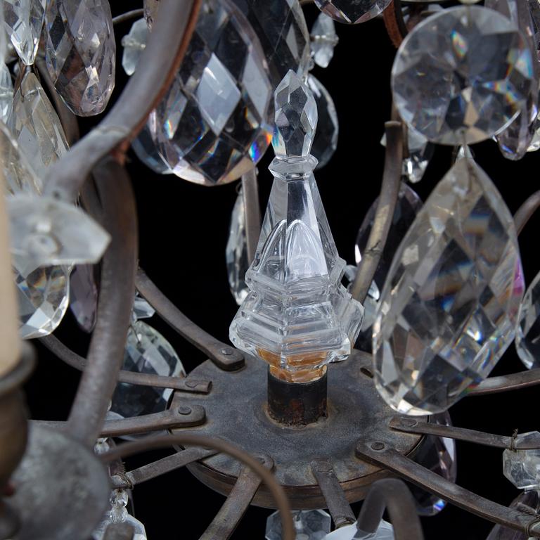 An early 20th Century rococo style chandelier.