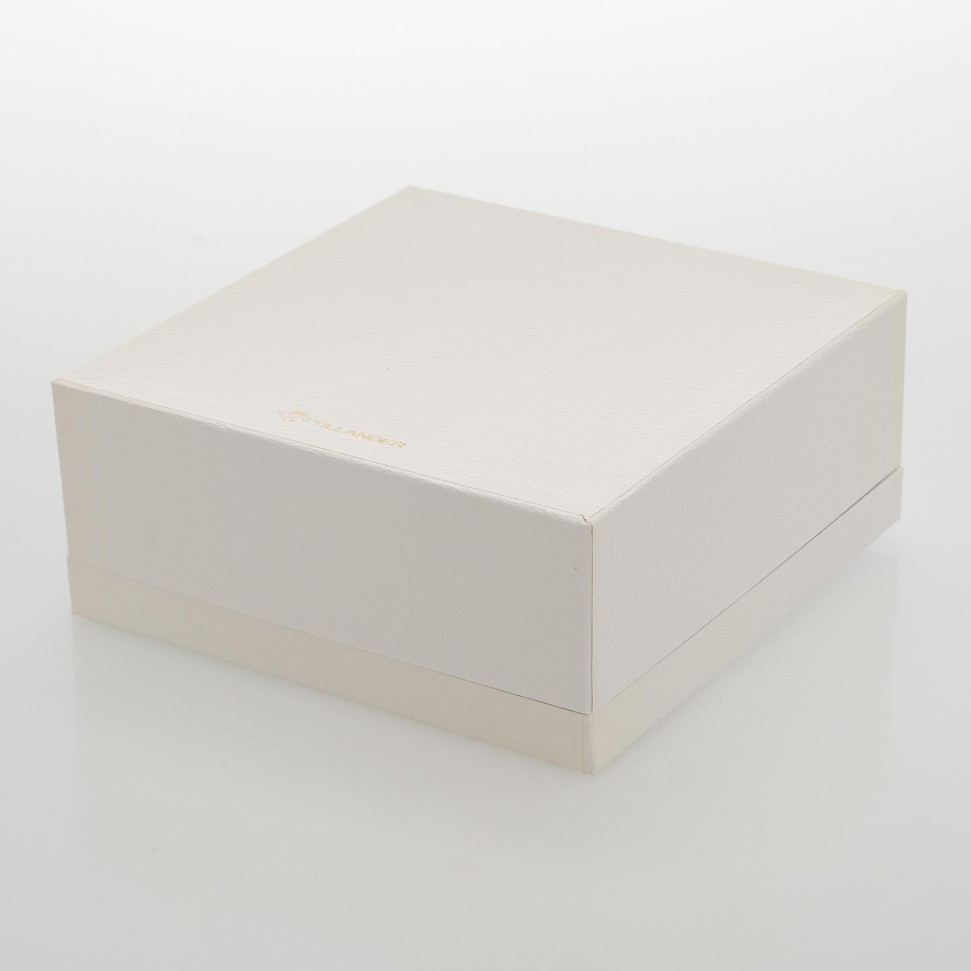 A. Tillander, skål, sterlingsilver och emalj, Åbo 2005.