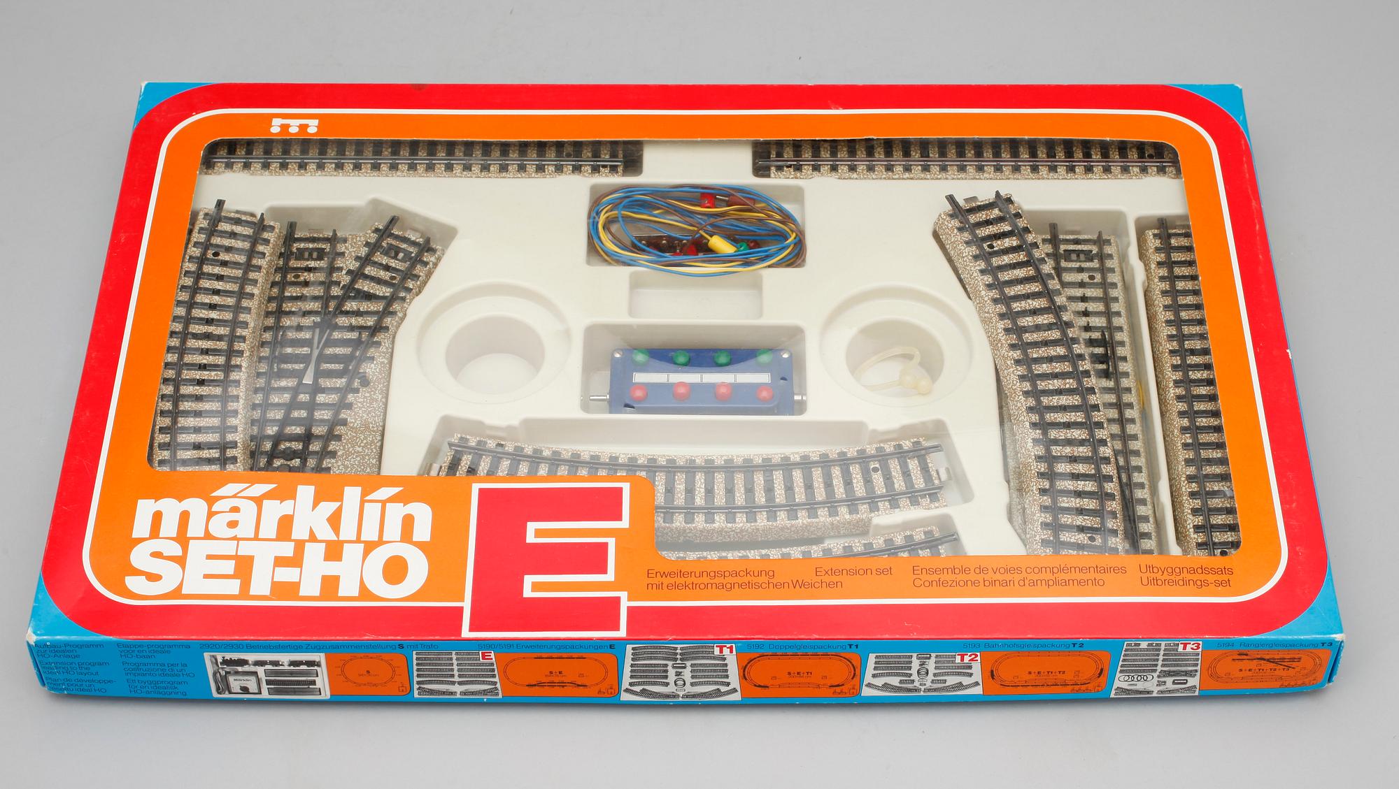 PARTI MÄRKLIN, bland annat startset "M2960", 19/2000-tal.