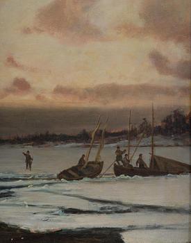 Berndt Lindholm, Ice chute.