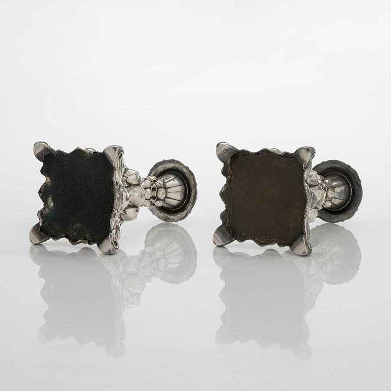 A pair of silver candelsticks, Kultakeskus, Hämeenlinna 1936.