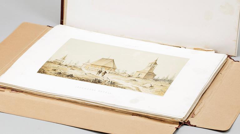 MAPP, "Lappland, dess natur och människor.." av Carl Anton Pettersson, Stockholm 1866.