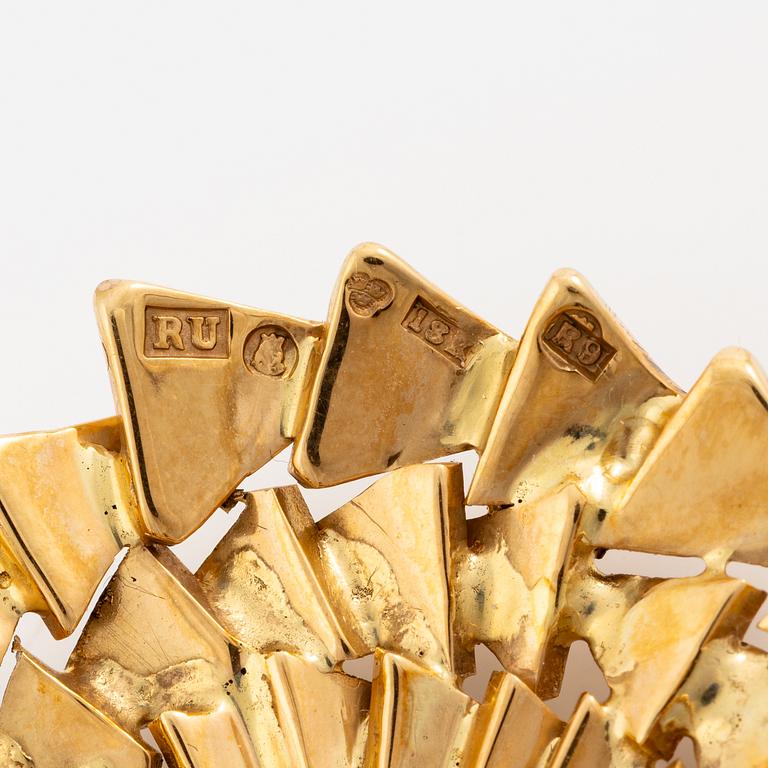 Rey Urban, brosch, 18K guld,