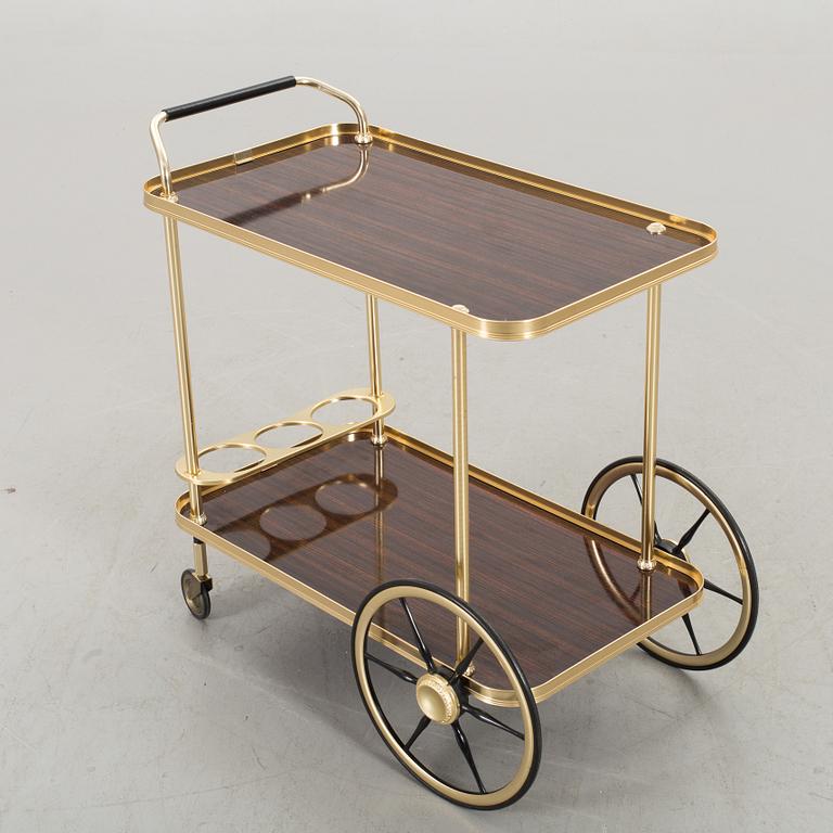 A SERVING TROLLEY 1960-70'S.