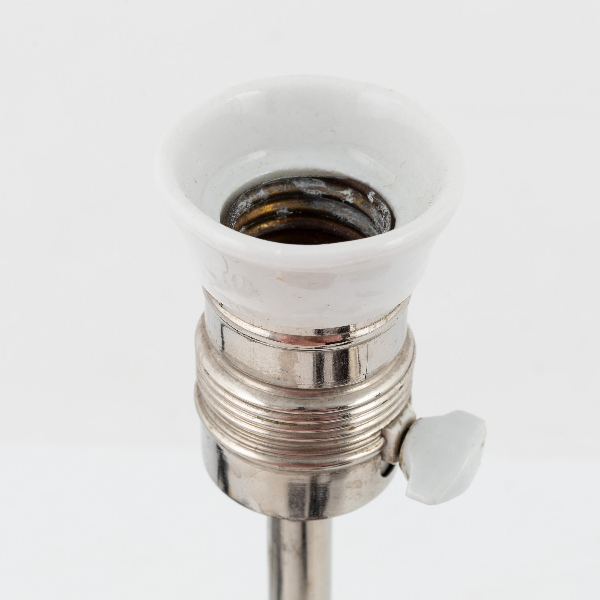 Bordslampor, 2 st, funkis, 1930-tal.