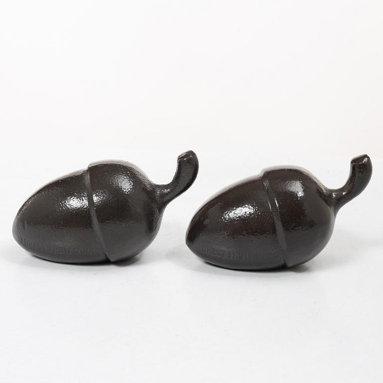 Eva Schildt and Maja Sten, doorstops, a pair, “Ekollon”, Firma Svenskt Tenn.