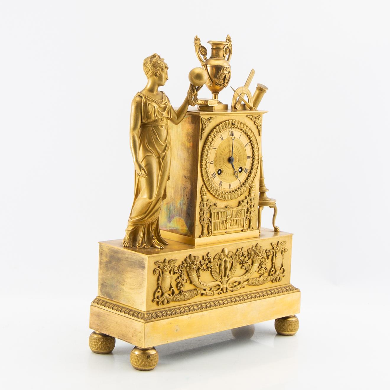 Bordspendyl, Empire, 1800-talets första hälft, Frankrike.