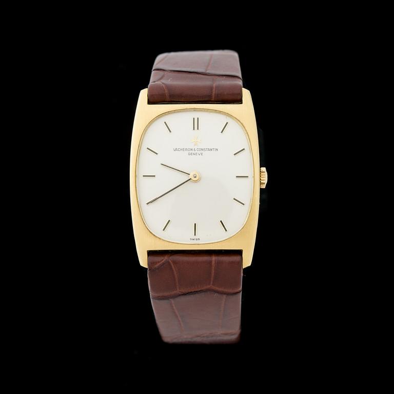 HERRARMBANDSUR, Vacheron & Constantin, 18K guld, omkring 1970.