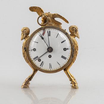 An Austrian Empire ormolu 'pendule d'officer", Vienna, circa 1800.