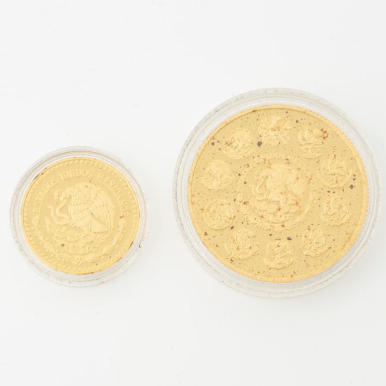 Myntset, guld, Mexico, "Libertad, 30 th Anniversary 1981-2011", utgiven av Casa de Moneda de México.