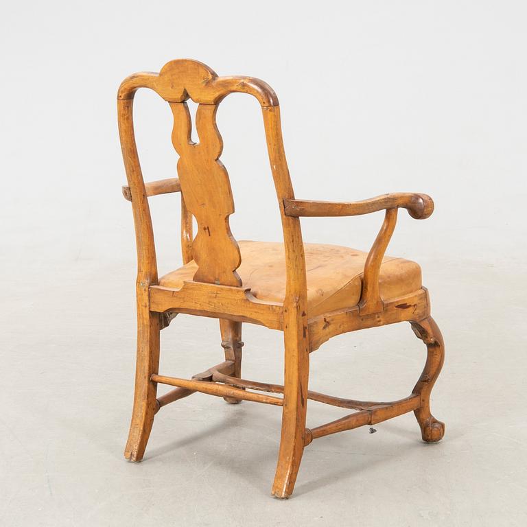 Armchair Rococo West Sweden mid-18th century.