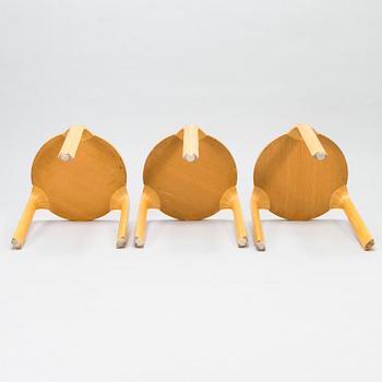 ALVAR AALTO, JAKKAROITA, 3 kpl, malli X600, Artek, 1990-luvun loppu.