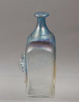 FLASKA, glas, Bertil Vallien, Kosta Boda Artist Collection, sign.