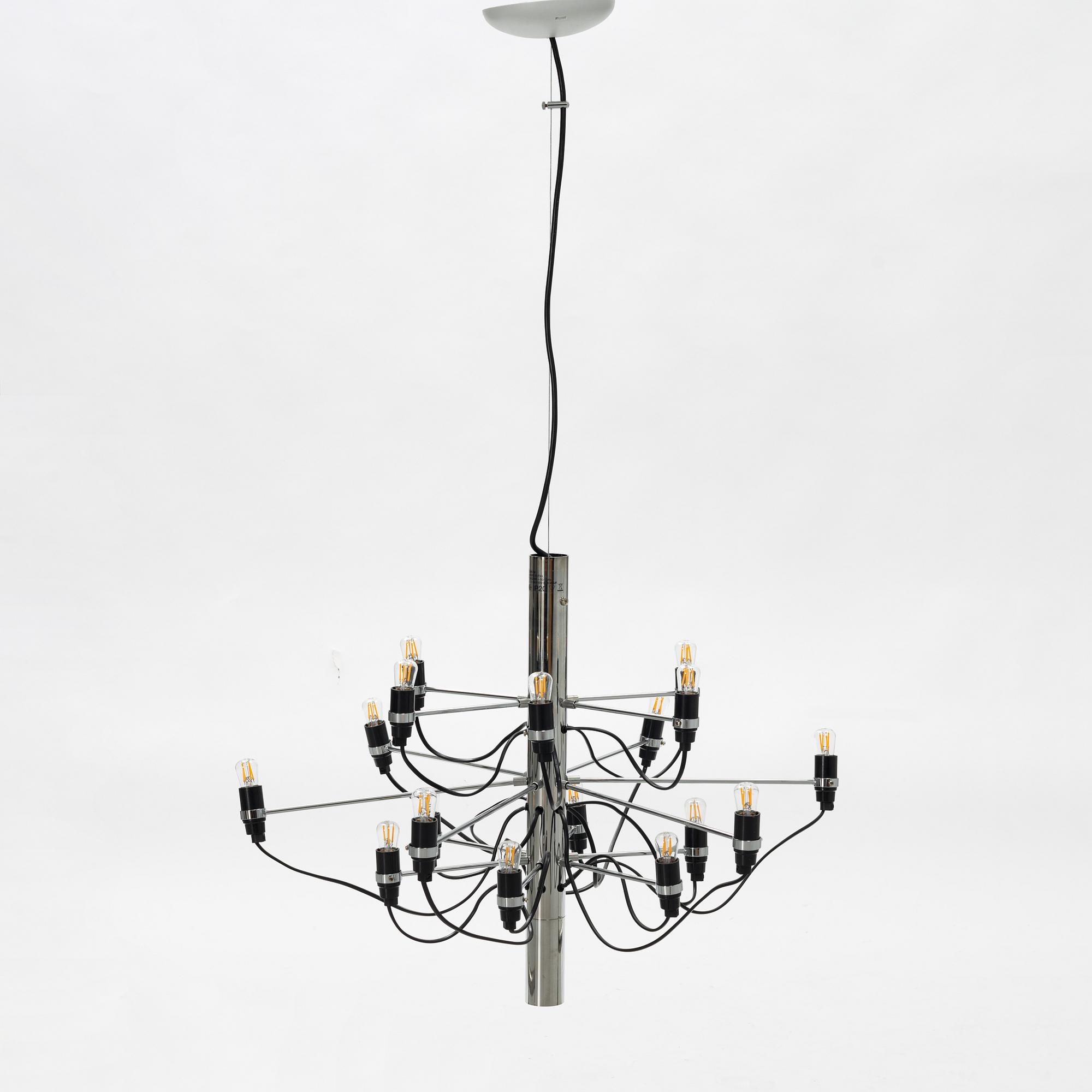 Gino Sarfatti, takkrona, modell "2097/18", Flos, Italien.