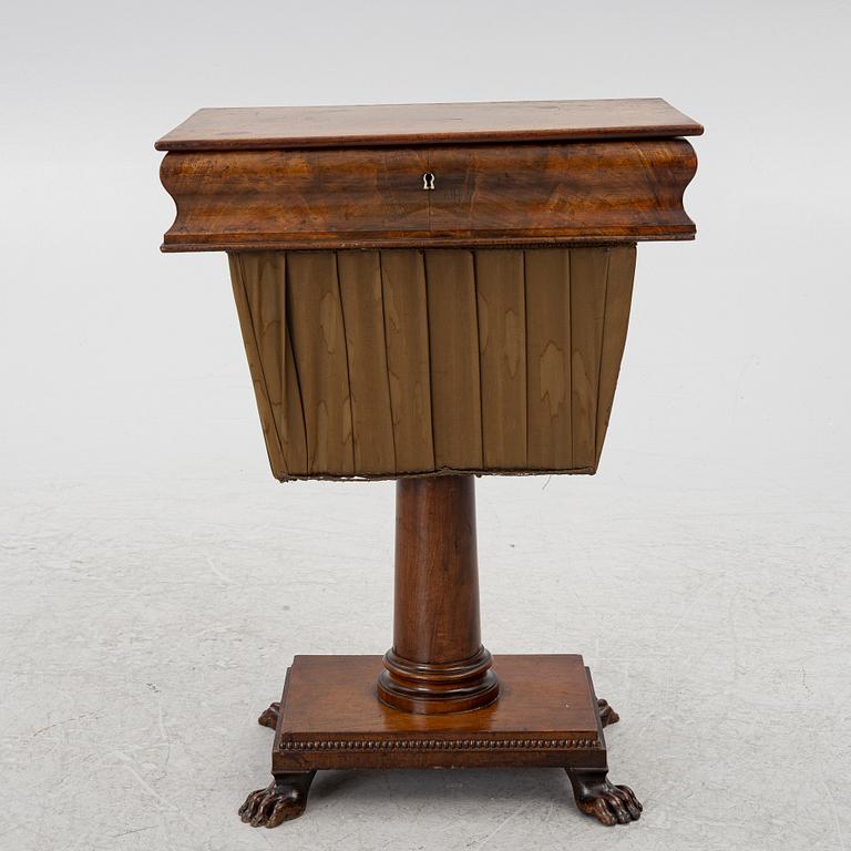 A side table, late Empire, mid-19th century.