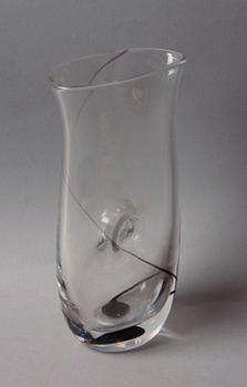 VAS, glas, Vicke Lindstrand, Kosta 1950-tal.