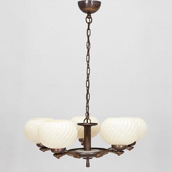 Paavo Tynell, taklampa, modell 1210, Taito 1930-tal.