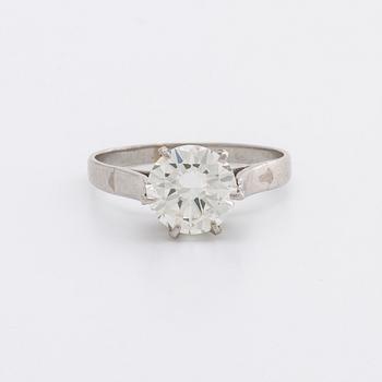 RING 18K vitguld m 1 briljant ca 1,7 ct ca H-I VS.