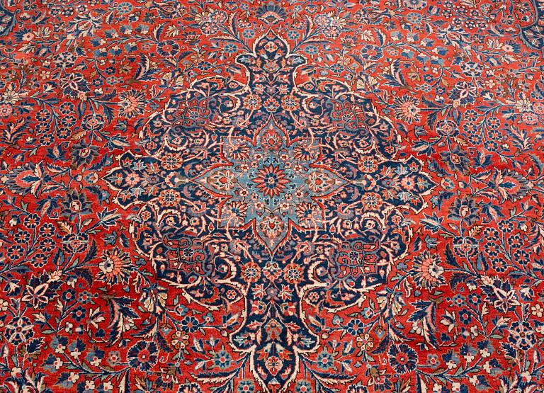 Matto, semi-antique Kashan, ca 364 x 274 cm.