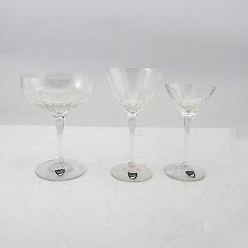 Nils Landberg, servis ca 130 dlr, "Prelude", Orrefors.