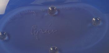 VAS, glas, Gunnar Cyrén, Orrefors Gallery, Sign o dat -90.