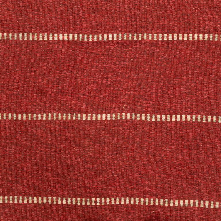 A Swedish flat weave rug, c. 310 x 190 cm.