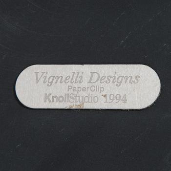 Lella and Massimo Vignelli, A "Paperclip" table in slate from Knoll 1994.