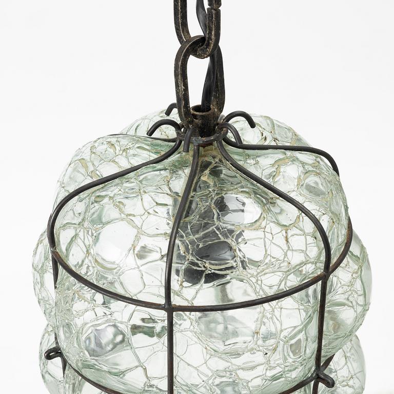 Harald Notini, a ceiling lamp model 10892, Arvid Böhlmarks Lampfabrik, Stockholm, 1930s.