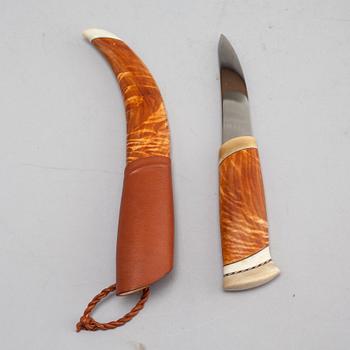 A knife by Martin Kourak, signed MK and dated -08.