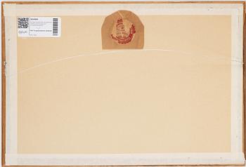 UNKNOWN ARTIST, watercolor, with signatur, dated 1923.