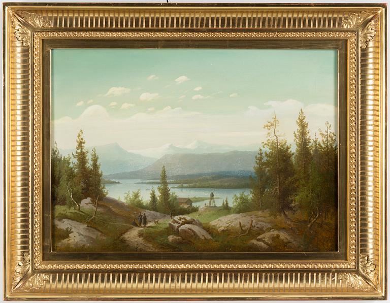 CARL ABRAHAM ROTHSTÈN, olja på duk, signerad C.A Rothsten.