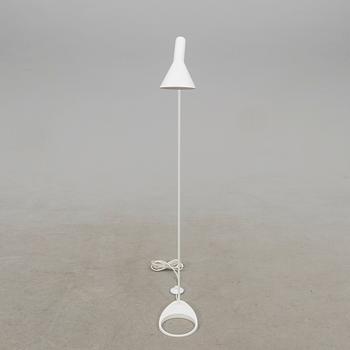 Arne Jacobsen, AJ floor lamp for Poul Heningsen, Denmark, 21st century.