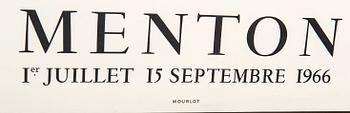 Pablo Picasso, "Sixth Biennale of Painting Menton 1966".