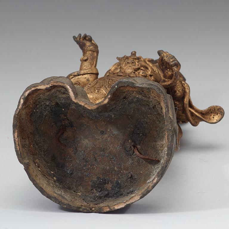 SKULPTUR, brons. Mingdynastin (1368-1644).