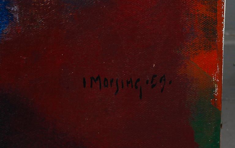 IVAR MORSING, oil on canvas, signed and dated -69.