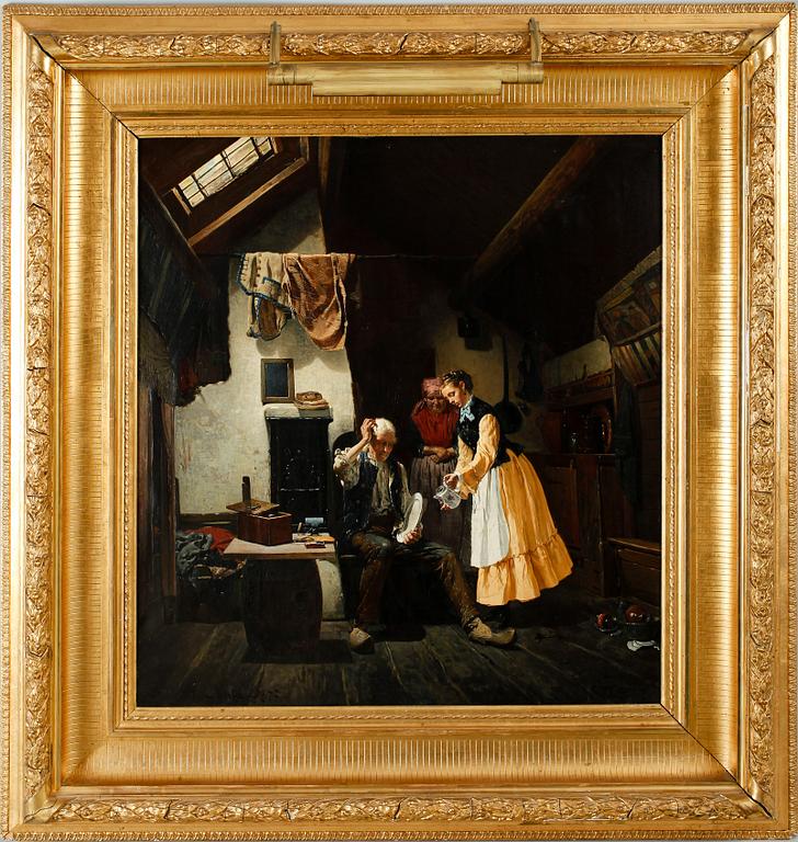 AXEL KULLE, olja på duk, sign och dat -75.